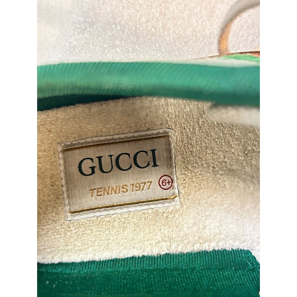 Gucci Tennis 1977 'Blue Cotton Trainers Sneakers UK 6.5 Fits Womens 9 US 9 Men's - Picture 11 of 11